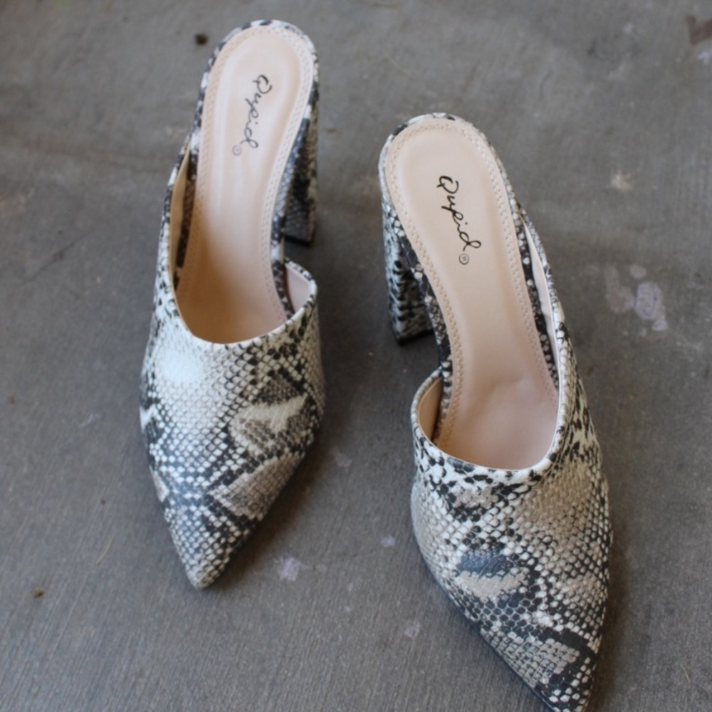 Snake Print Shoes